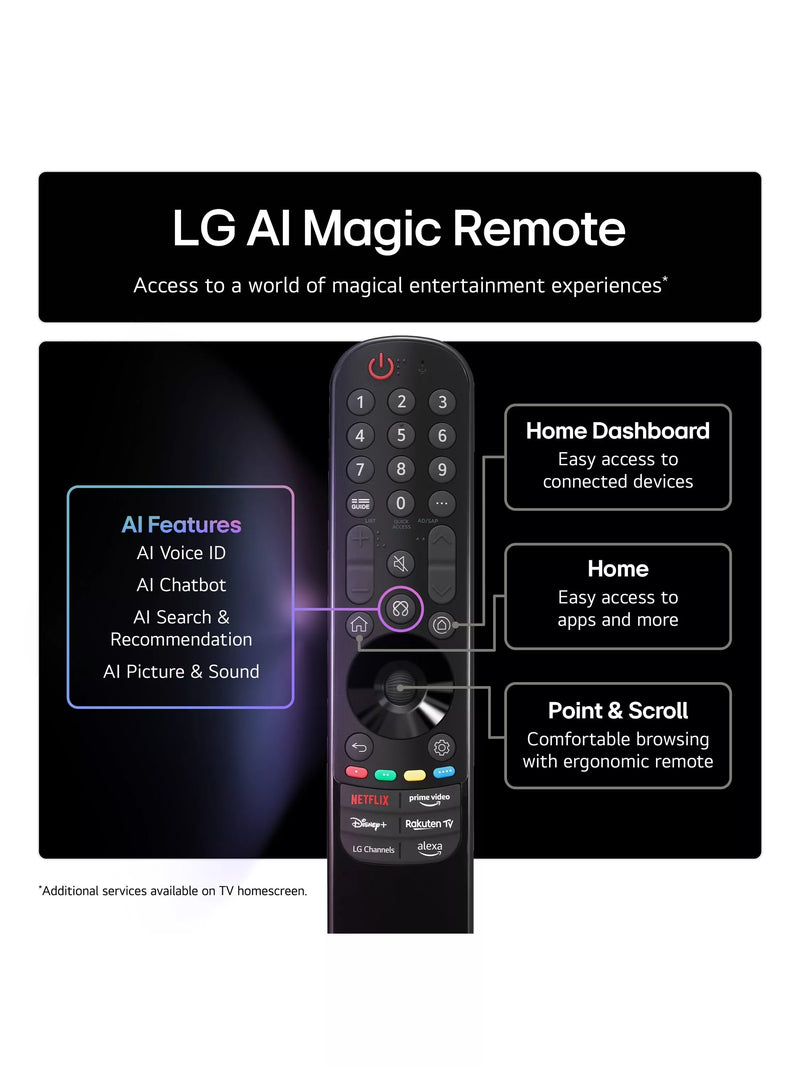 LG 83 inch OLED G5 TV, UK version