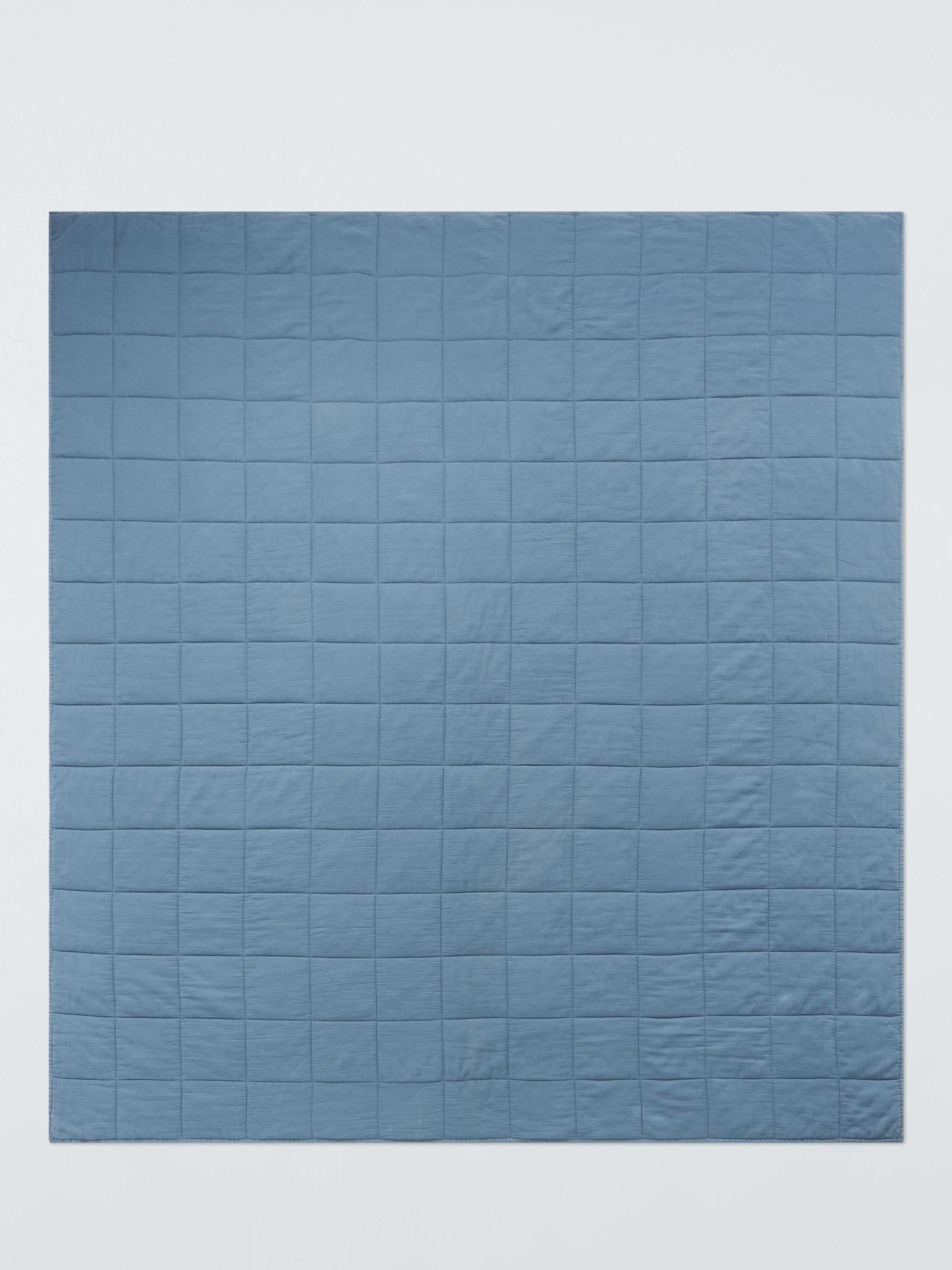 John Lewis muslin quilted bedspread super king, imported from the UK