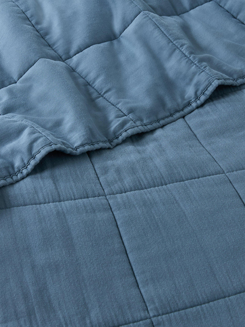 John Lewis muslin quilted bedspread super king, imported from the UK