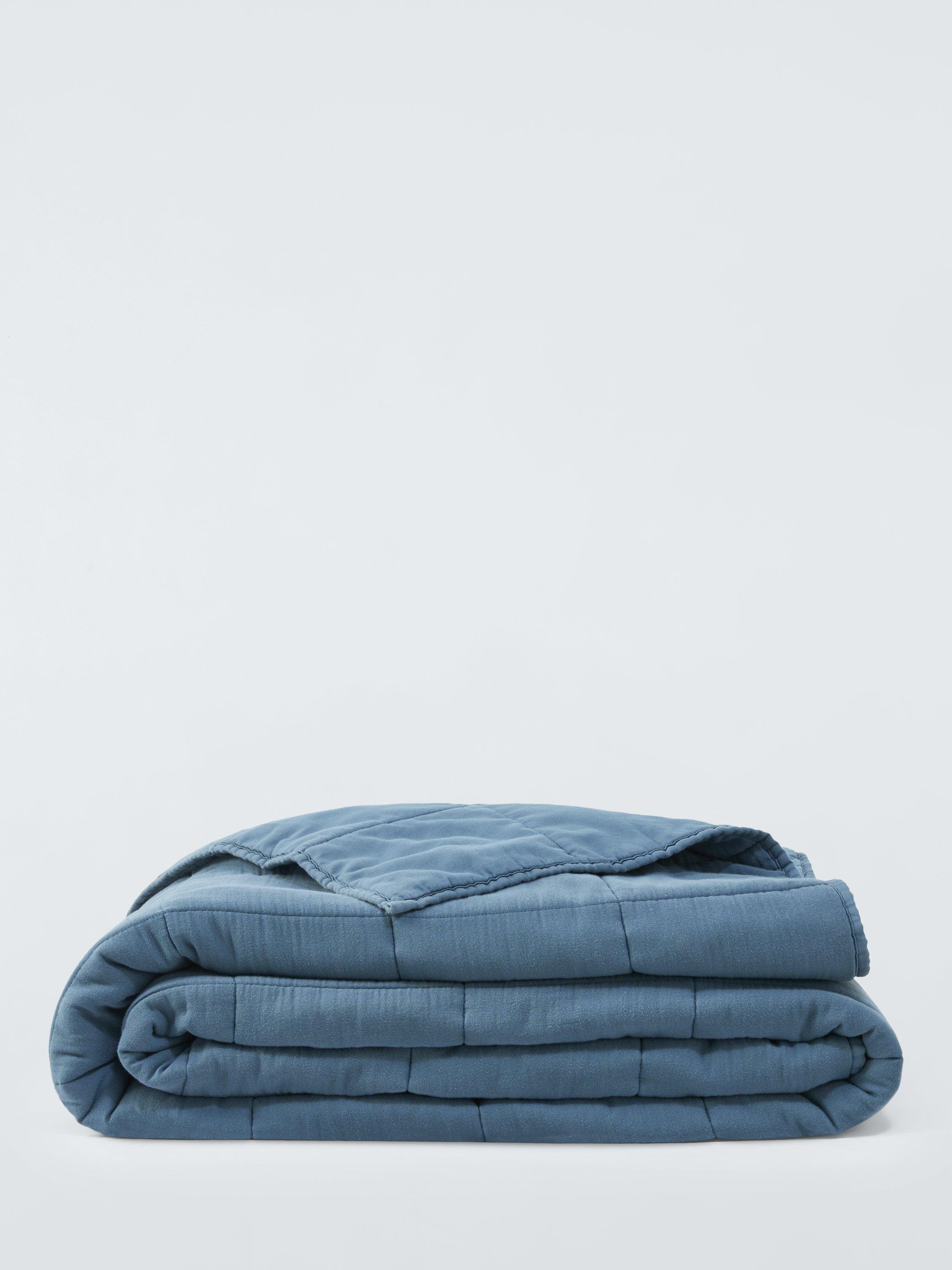 John Lewis muslin quilted bedspread super king, imported from the UK