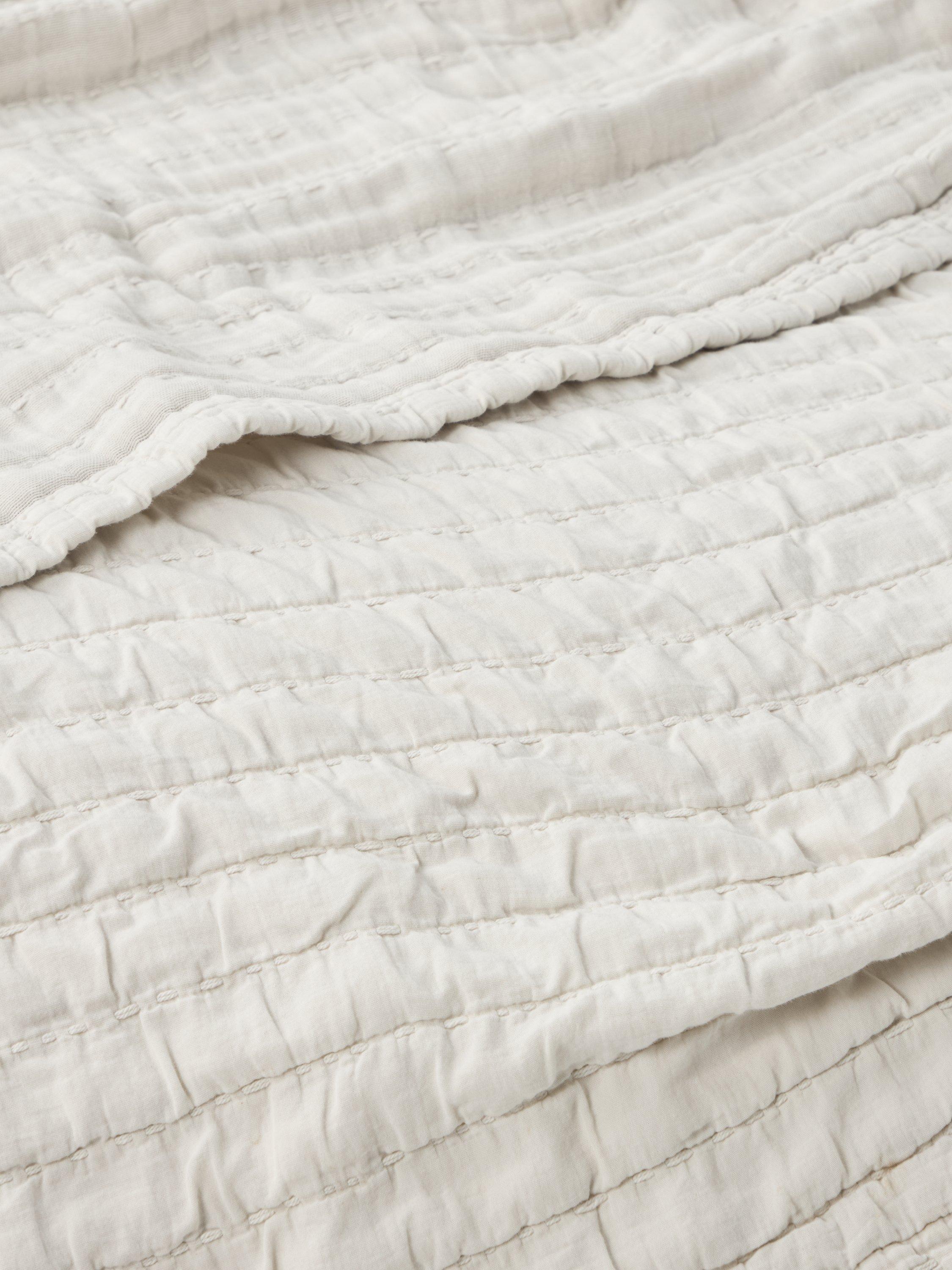 John Lewis ruched bedspread super king size, imported from the UK