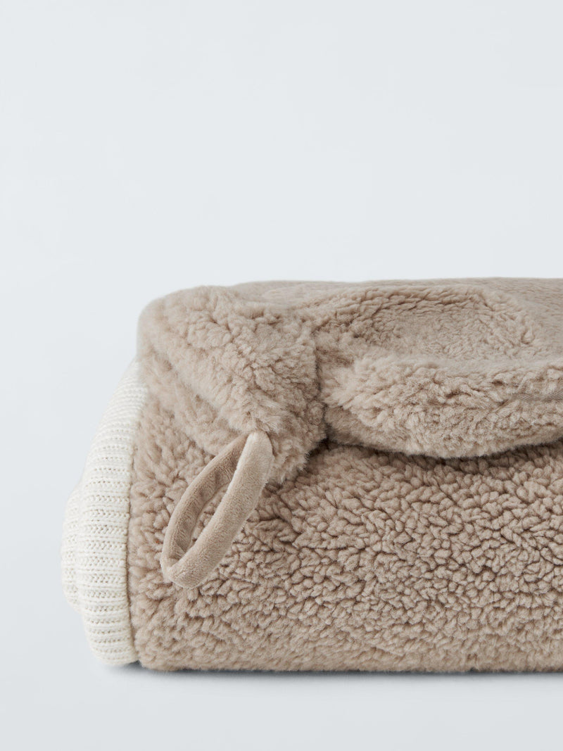 John Lewis teddy fleece throw 200x150cm faux fur - British product