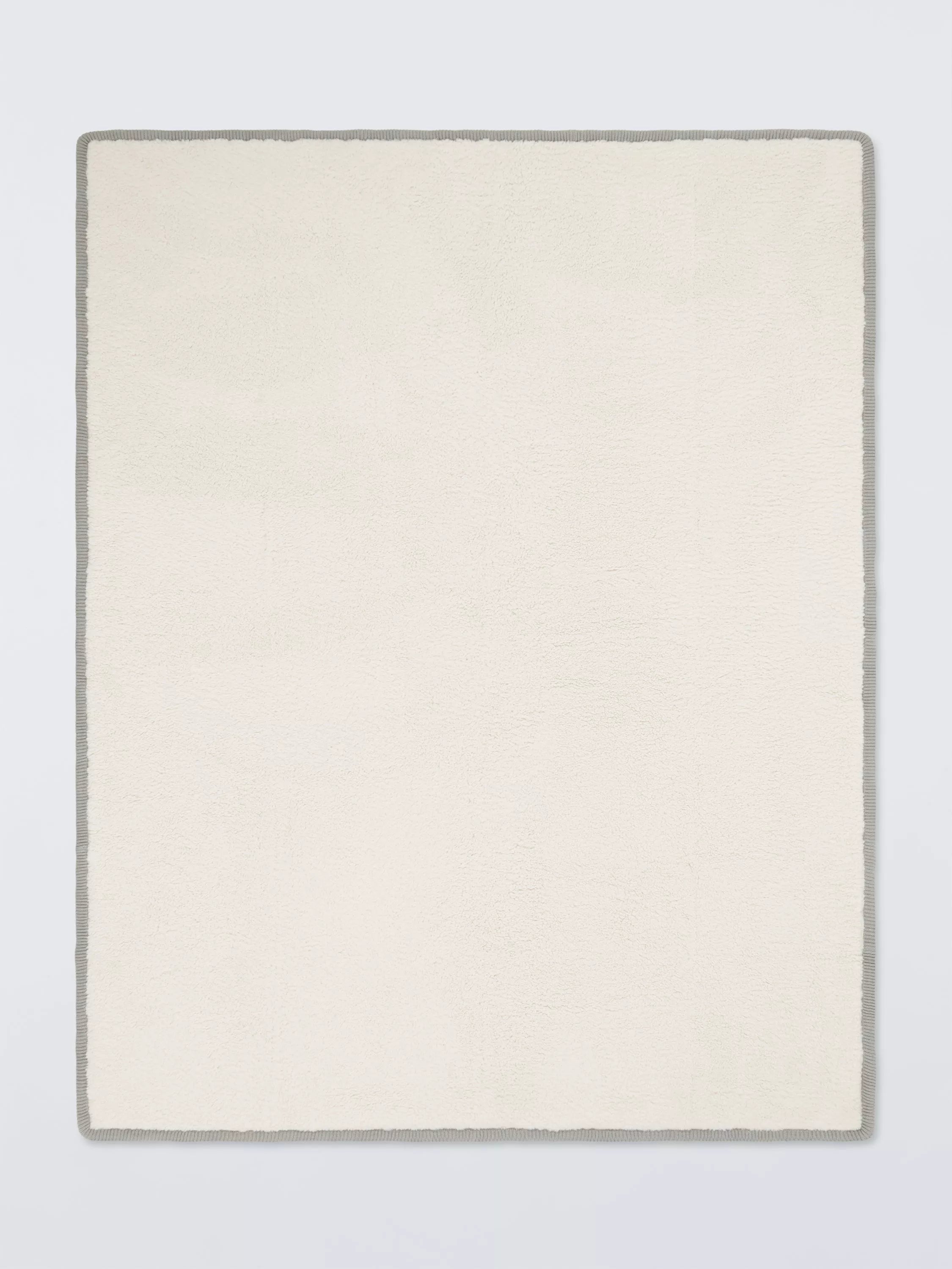 John Lewis Teddy Fleece Throw Blanket 200cm x 150cm