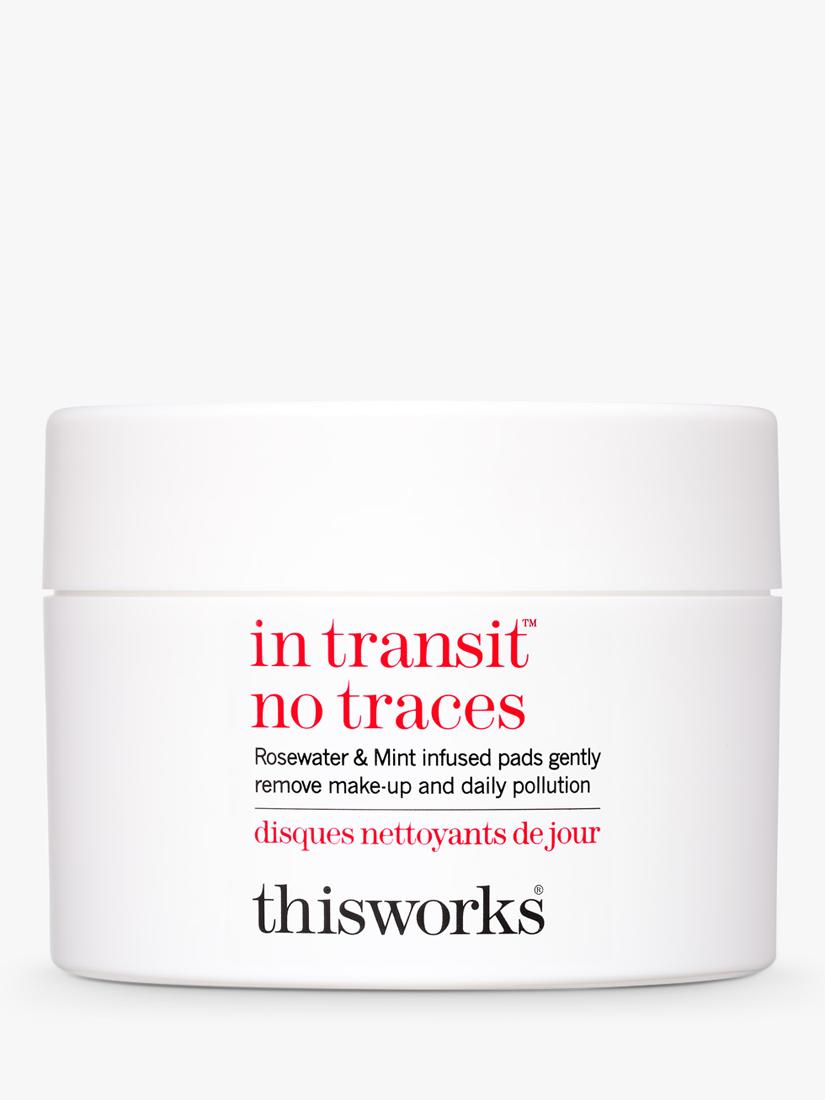This Works rosewater mint makeup remover pads 80 count, imported from the UK