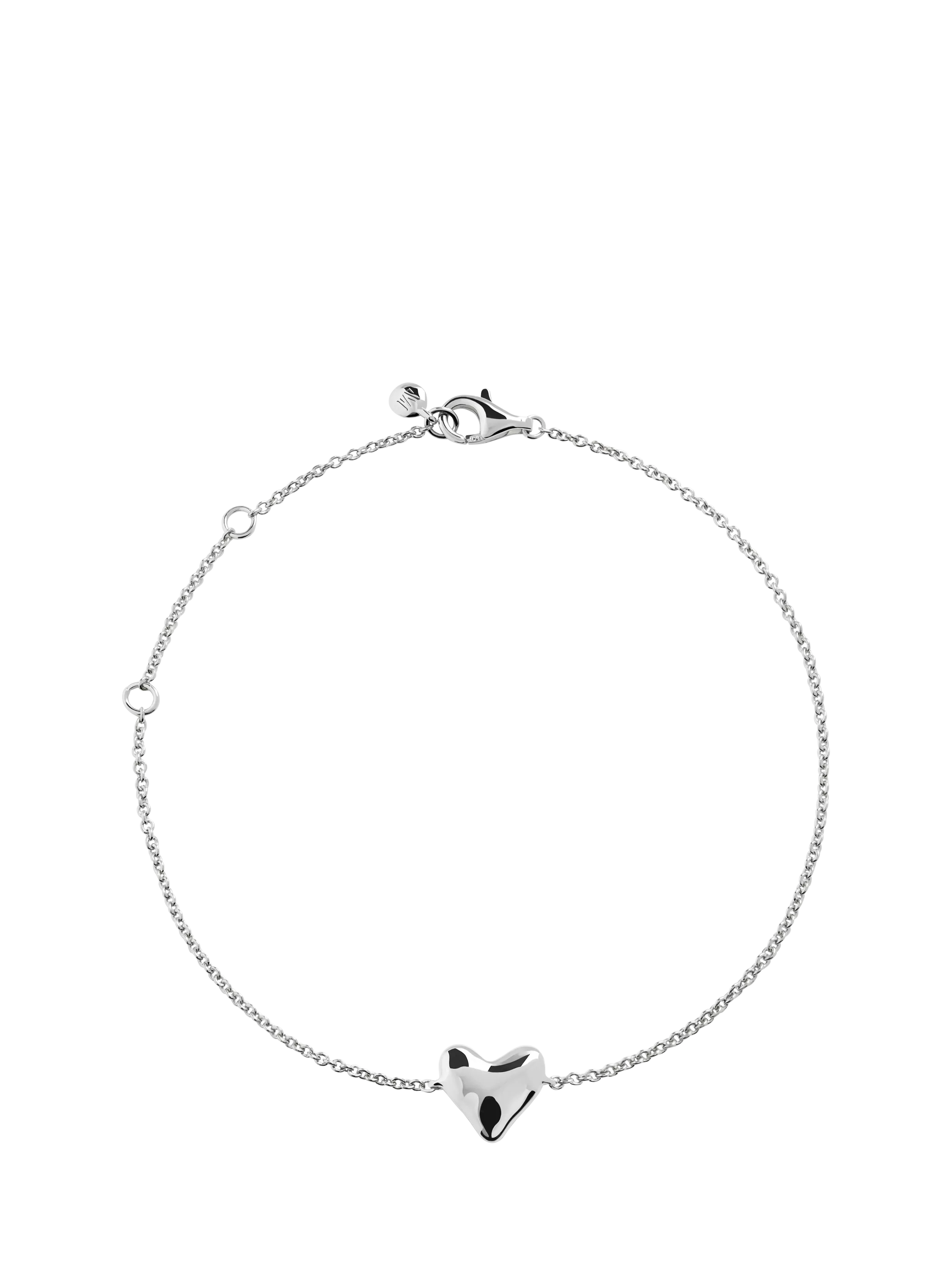 Monica Vinader heart chain bracelet adjustable - British product