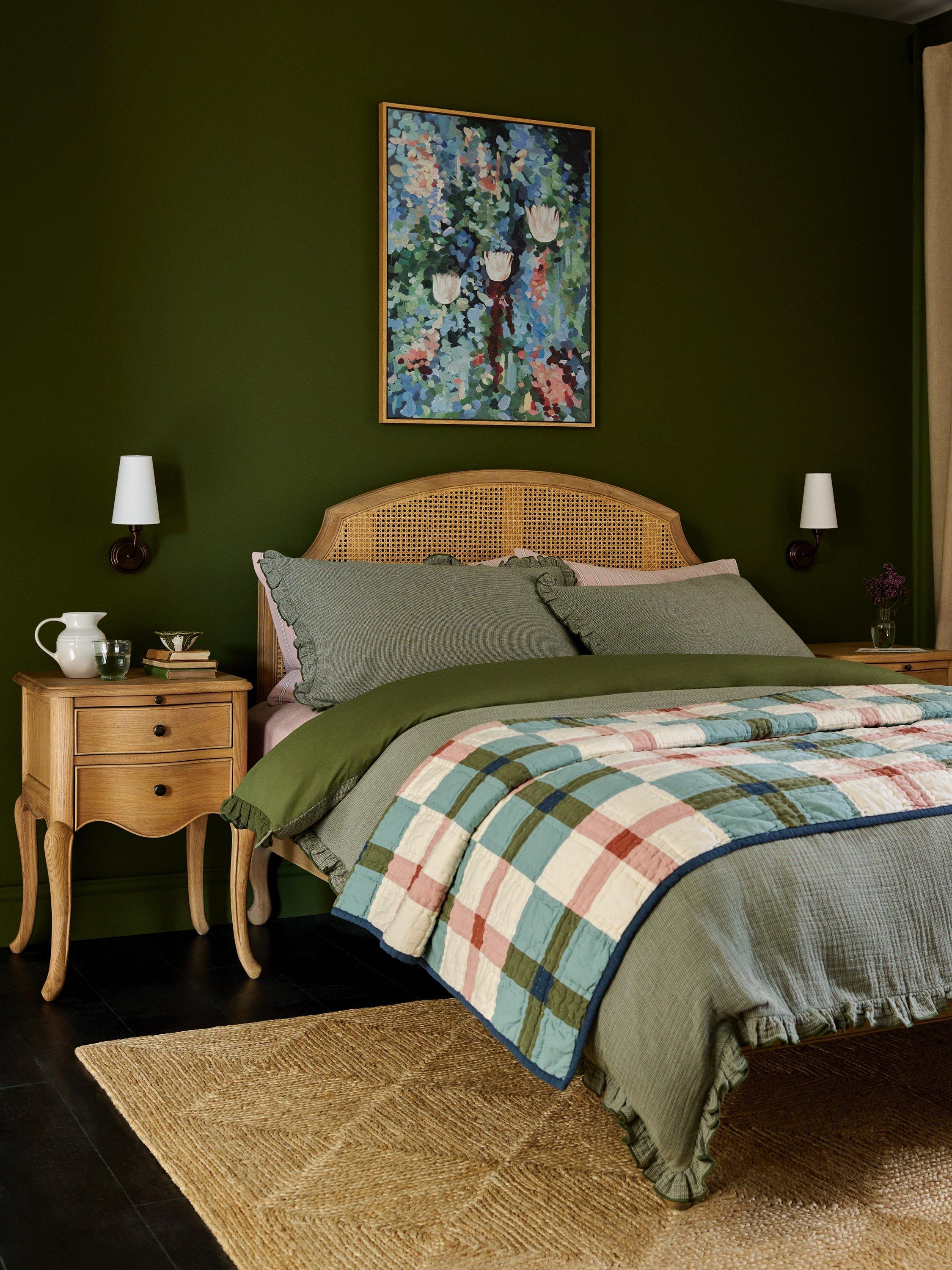 John Lewis patchwork check quilt king size - British product