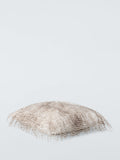 John Lewis faux fur cushion white 45x45cm, UK version
