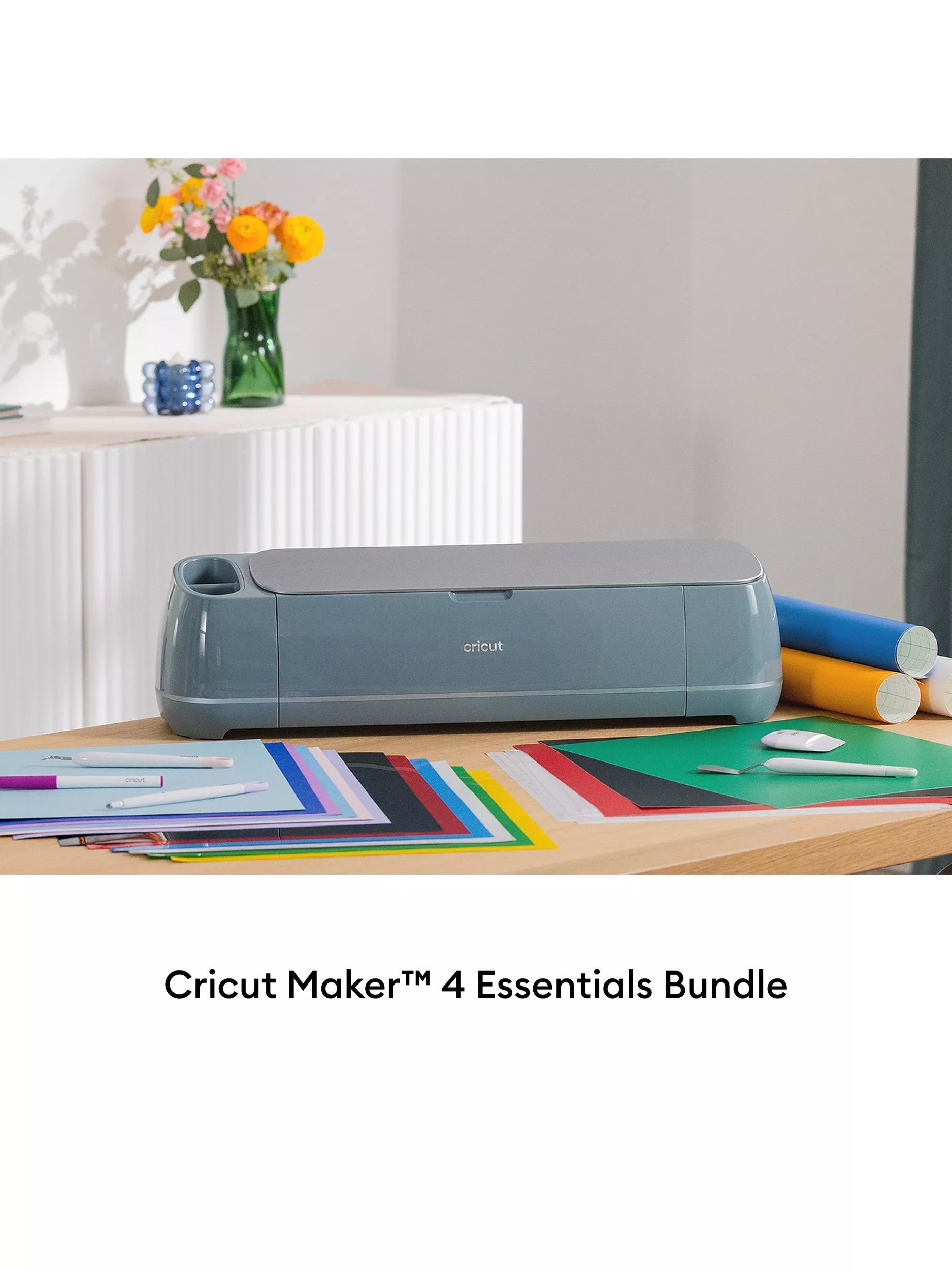 Cricut Maker 4 Essentials smart cutting machine bundle - British product