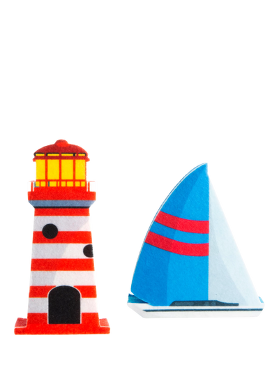 Kikkerland Nautical Sponge Set