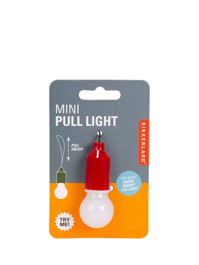 Kikkerland Mini Trekk-lampe Assortert Nyhetslampe