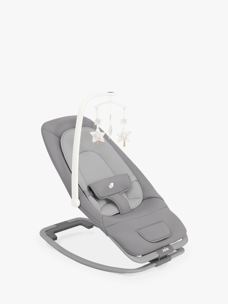 Compact Baby Rocker with Reclining Seat, Sounds, and Vibration for Newborns