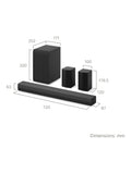 LG US40TR Bluetooth soundbar with subwoofer (British brand)