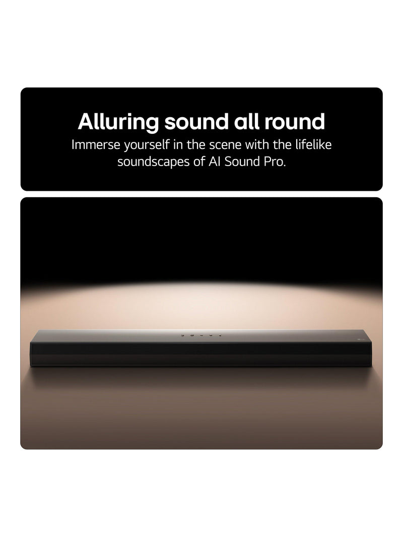 LG US40TR Bluetooth soundbar with subwoofer (British brand)