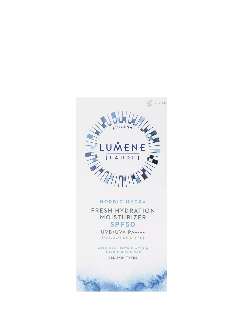 Lumene Nordic Hydra moisturiser SPF 50 50ml - British product