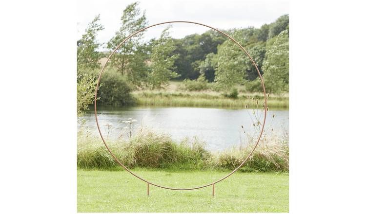 Ginger Ray Rose Gold Moongate Hoop GOODS Argos