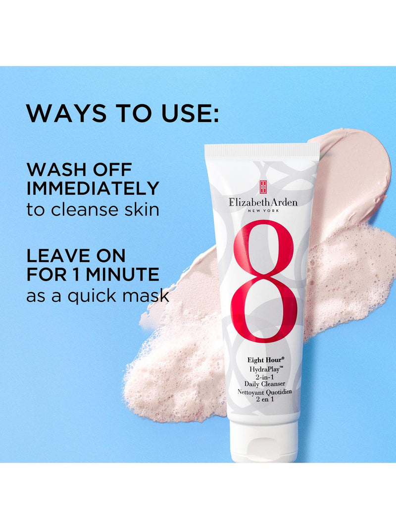 Elizabeth Arden HydraPlay 2-in-1 cleanser 125ml - British product