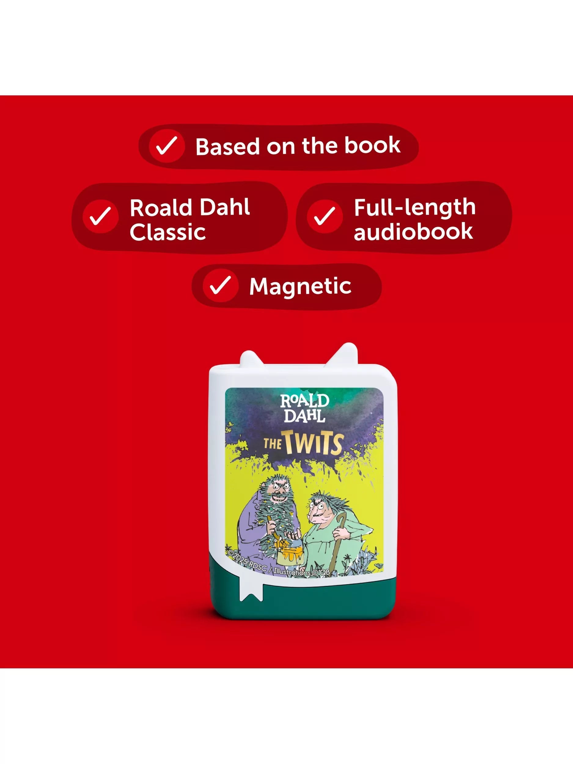 tonies Roald Dahl The Twits audio book figurine, UK version