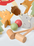 John Lewis wooden animal croquet set outdoor game, UK version
