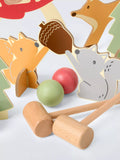 John Lewis wooden animal croquet set outdoor game, UK version