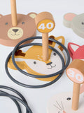 John Lewis wooden animal ring toss game, UK version