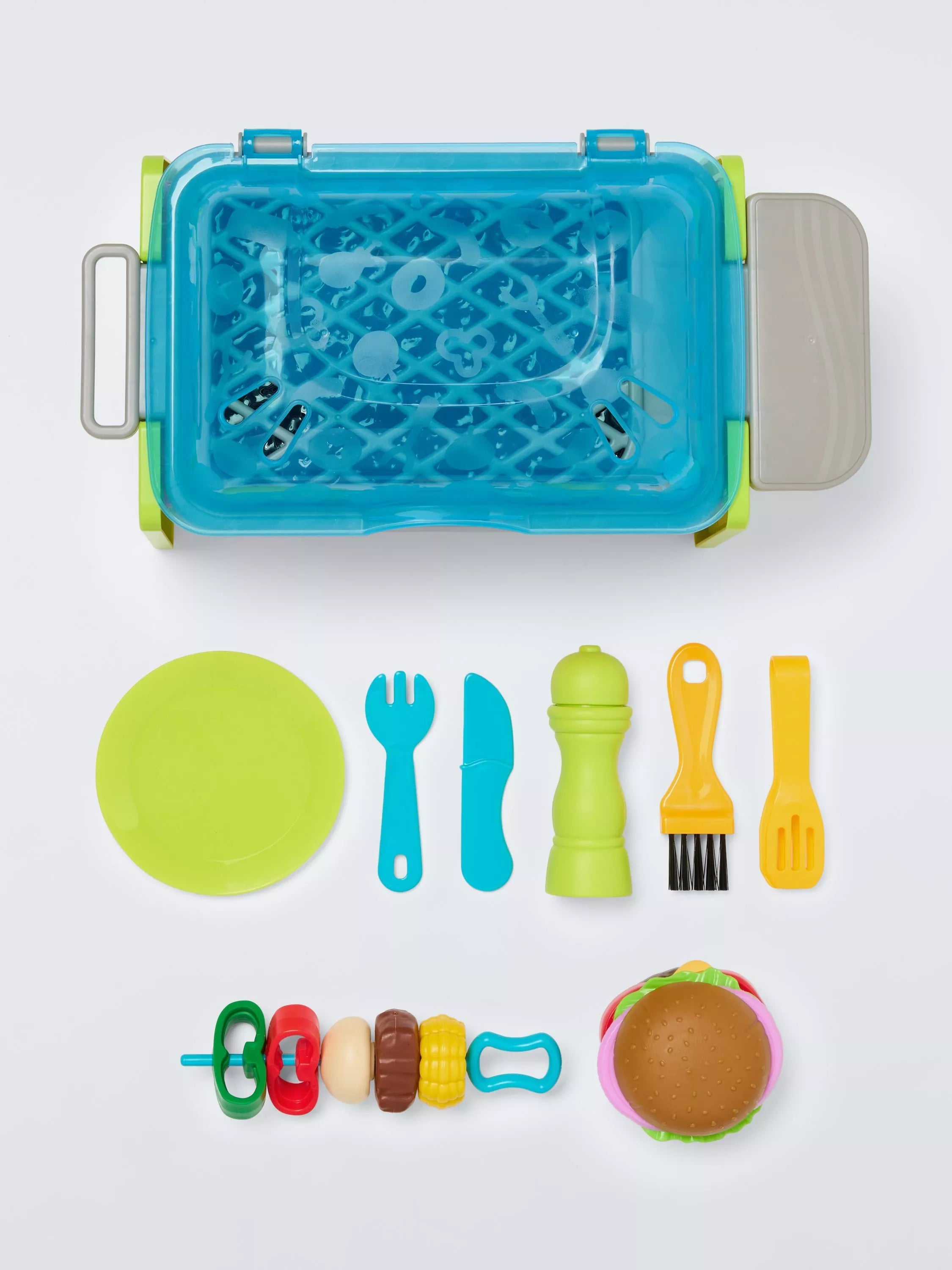 John Lewis Toy BBQ Set with lights and sounds, imported from the UK