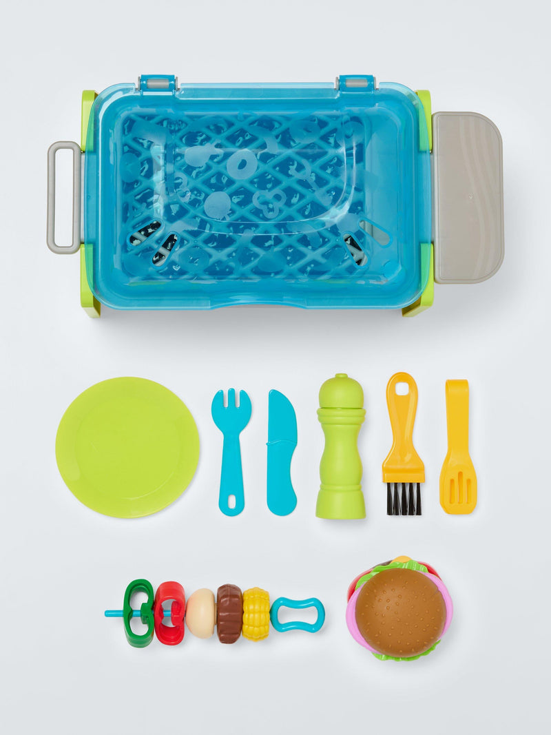 John Lewis Toy BBQ Set with lights and sounds, imported from the UK