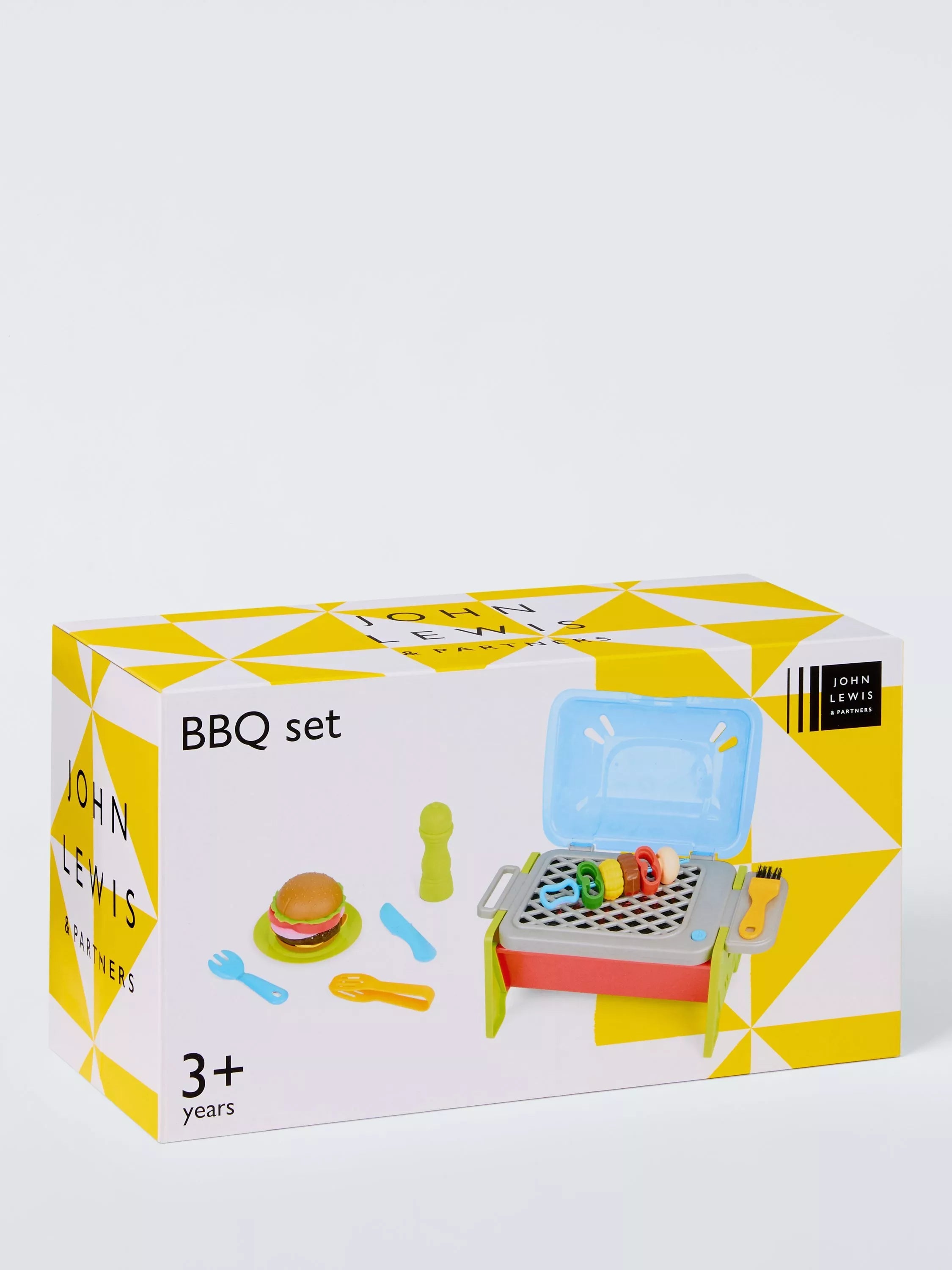 John Lewis Toy BBQ Set with lights and sounds, imported from the UK
