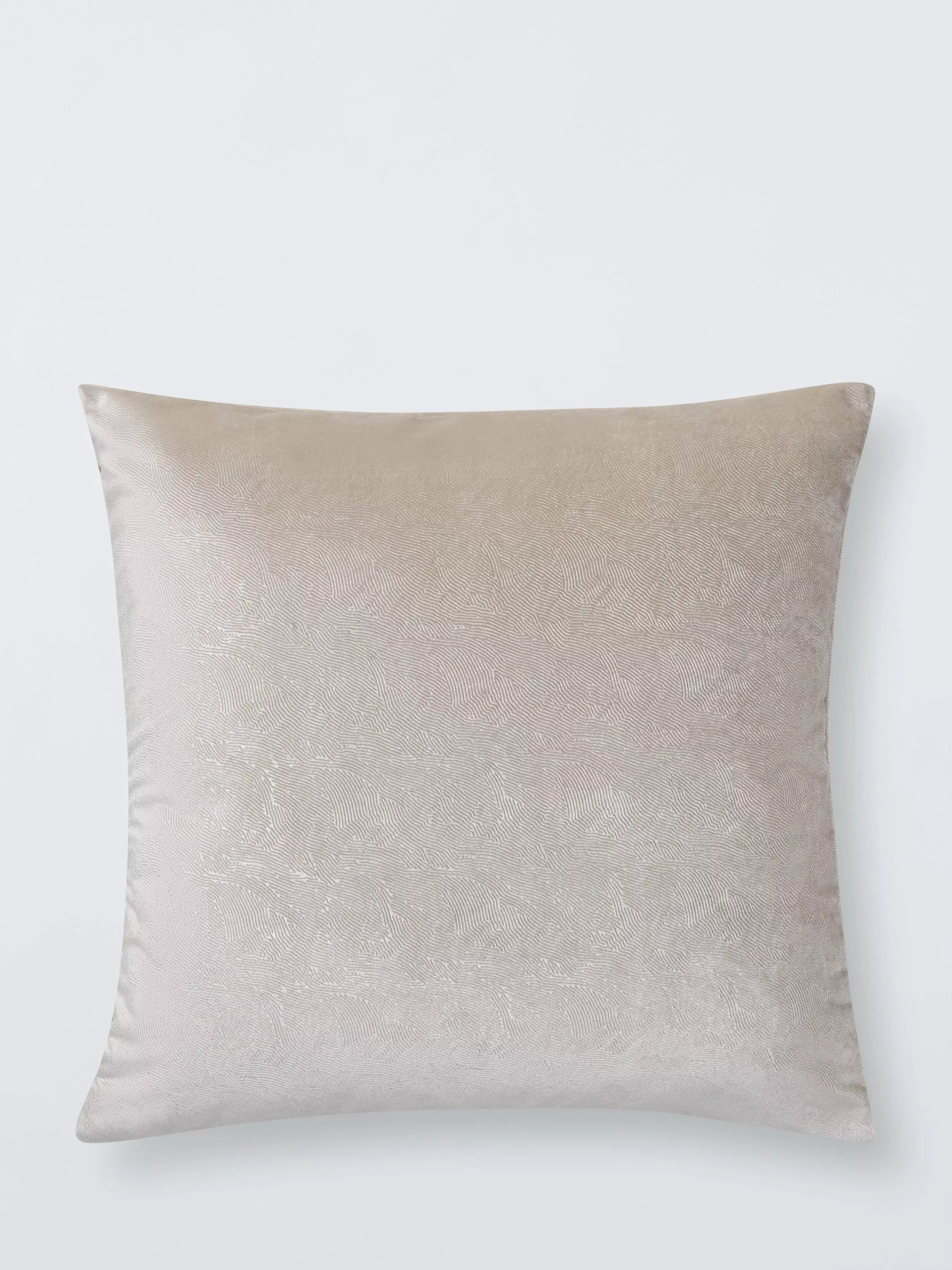 John Lewis embossed velvet cushion 50x50cm - British product