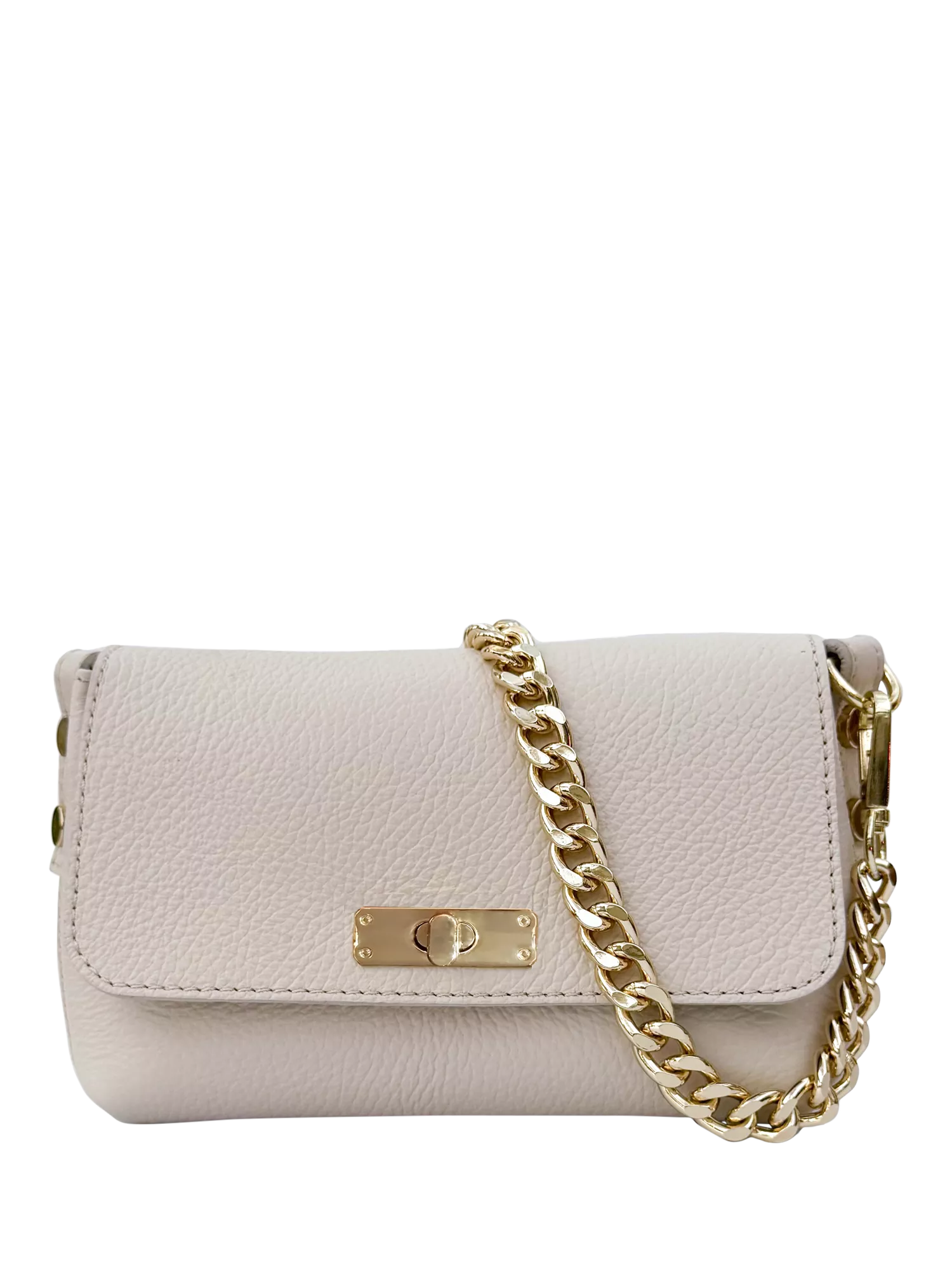 Apatchy London Maisie Mini Leather Crossbody Bag with Slim Flat Crossbody Strap