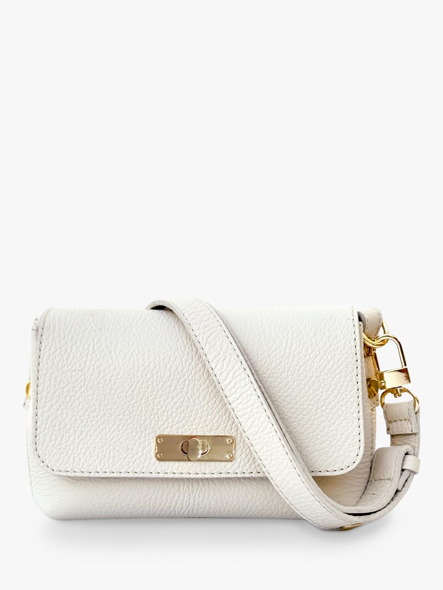Apatchy London Maisie mini leather crossbody bag, imported from the UK