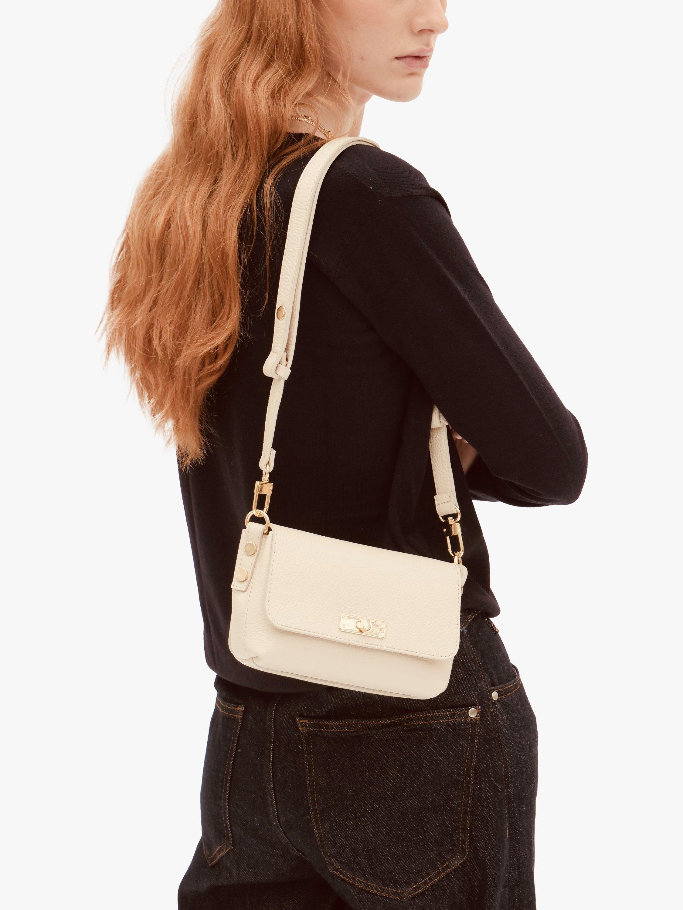 Apatchy London Maisie mini leather crossbody bag, imported from the UK