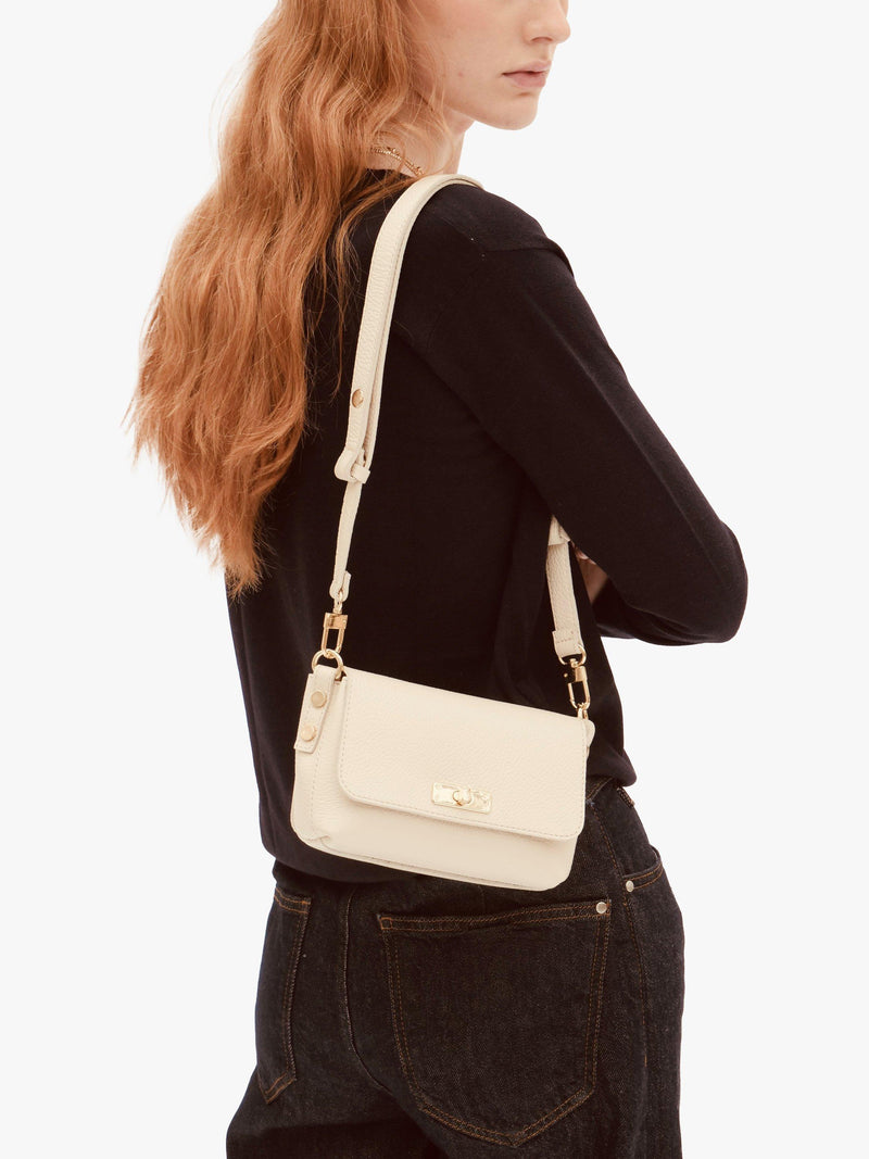 Apatchy London Maisie mini leather crossbody bag, imported from the UK