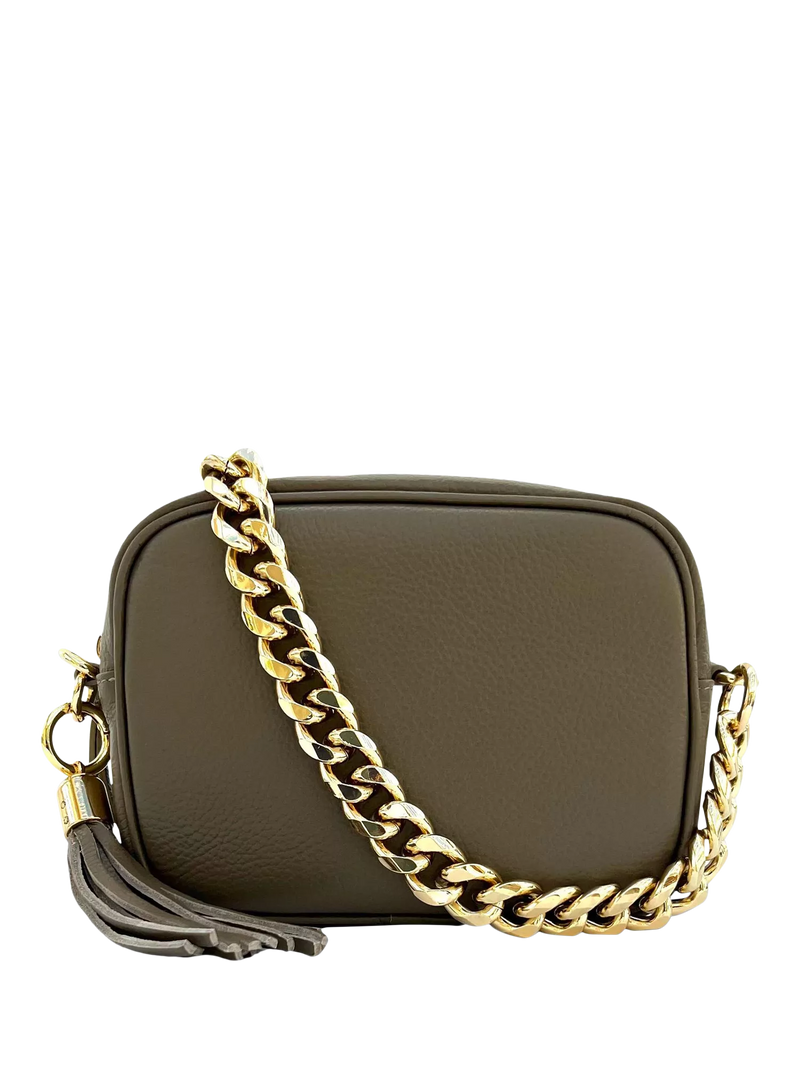 Apatchy London Chain Strap Leather Camera Bag