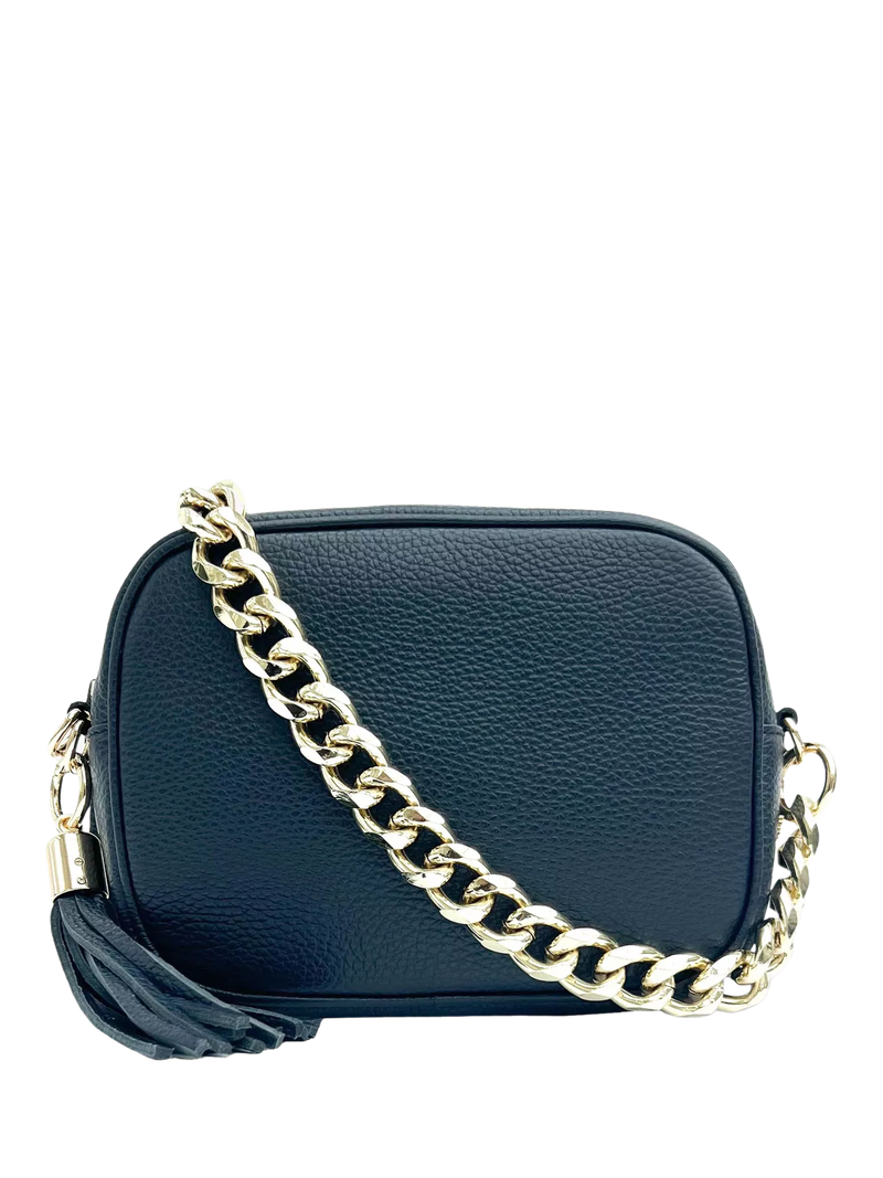 Apatchy London Chain Strap Leather Camera Bag