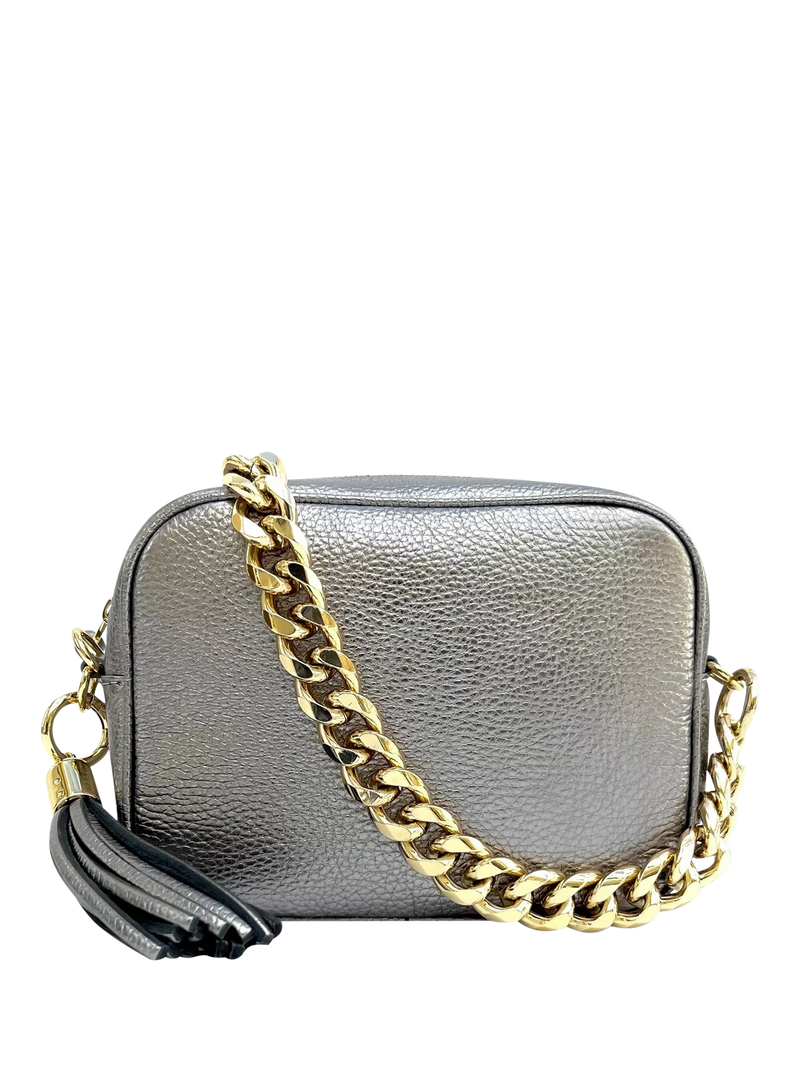 Apatchy London Chain Strap Leather Camera Bag