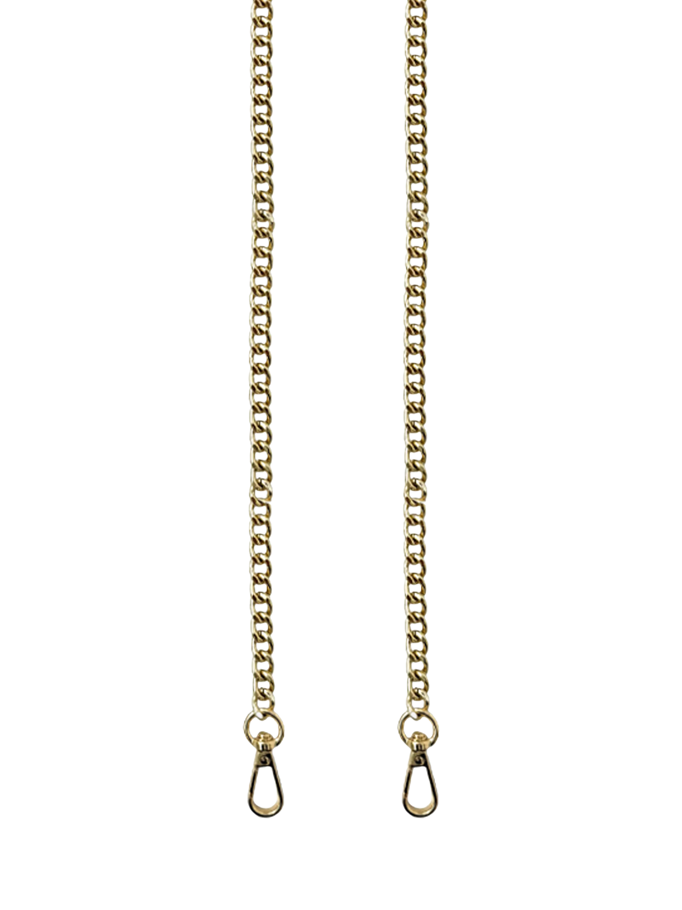 Apatchy London slim flat gold chain strap, imported from the UK