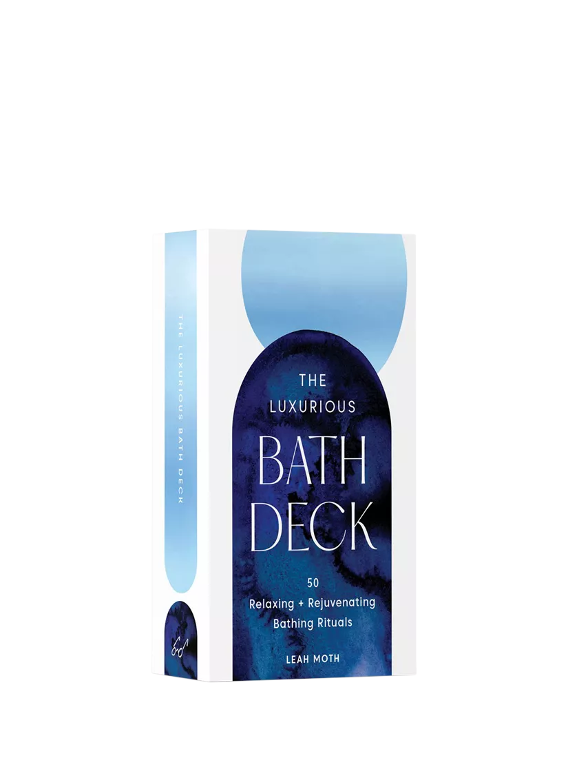 Chronicle Books Luxurious Bath Deck cards with 50 bath recipes, UK version