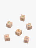 Chronicle Books Meditation Dice with six wooden dice, UK version
