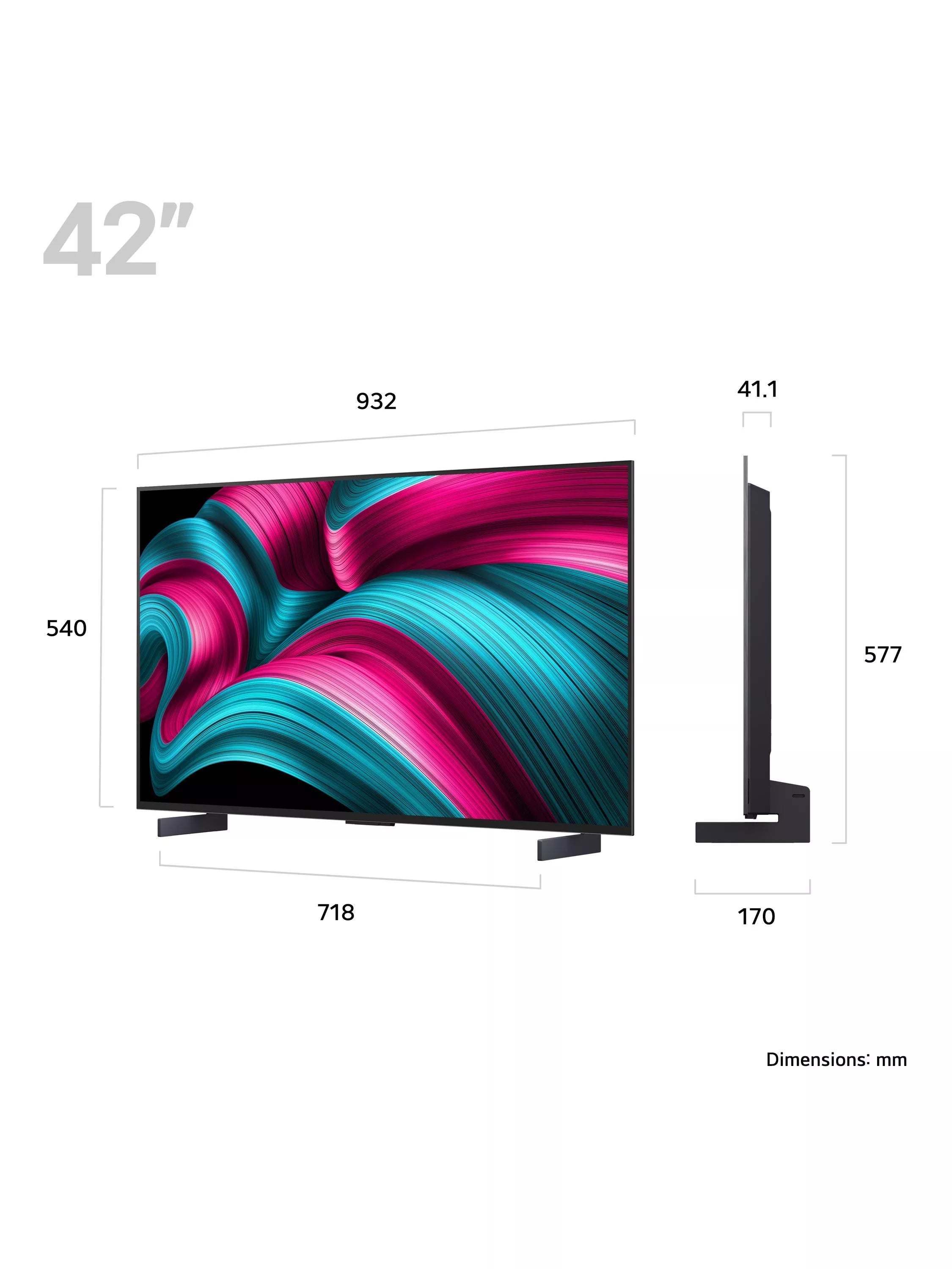 LG OLED 42 inch Smart TV - British product