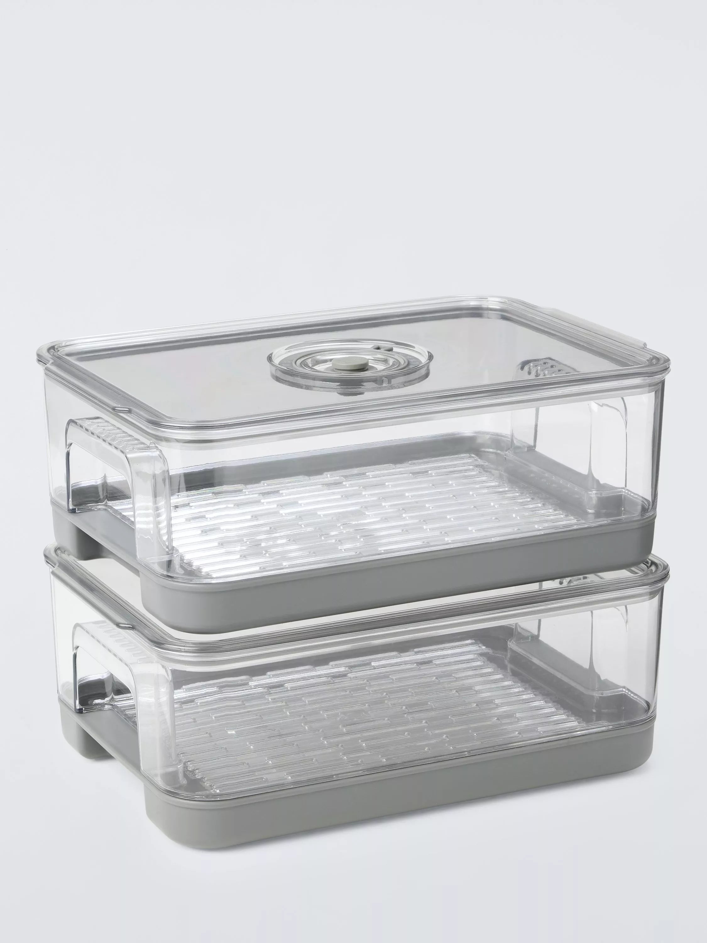 John Lewis Fridge Organiser, Set of 2, Medium