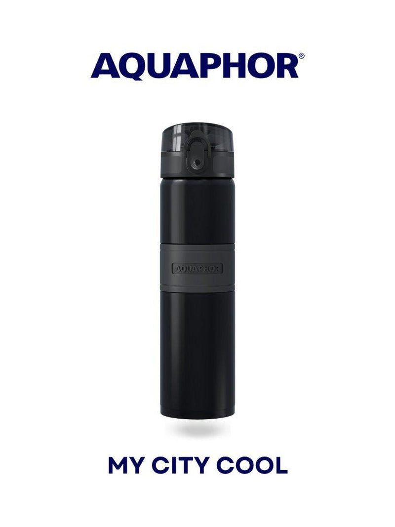 Aquaphor City Cool filter water bottle 500ml - British product