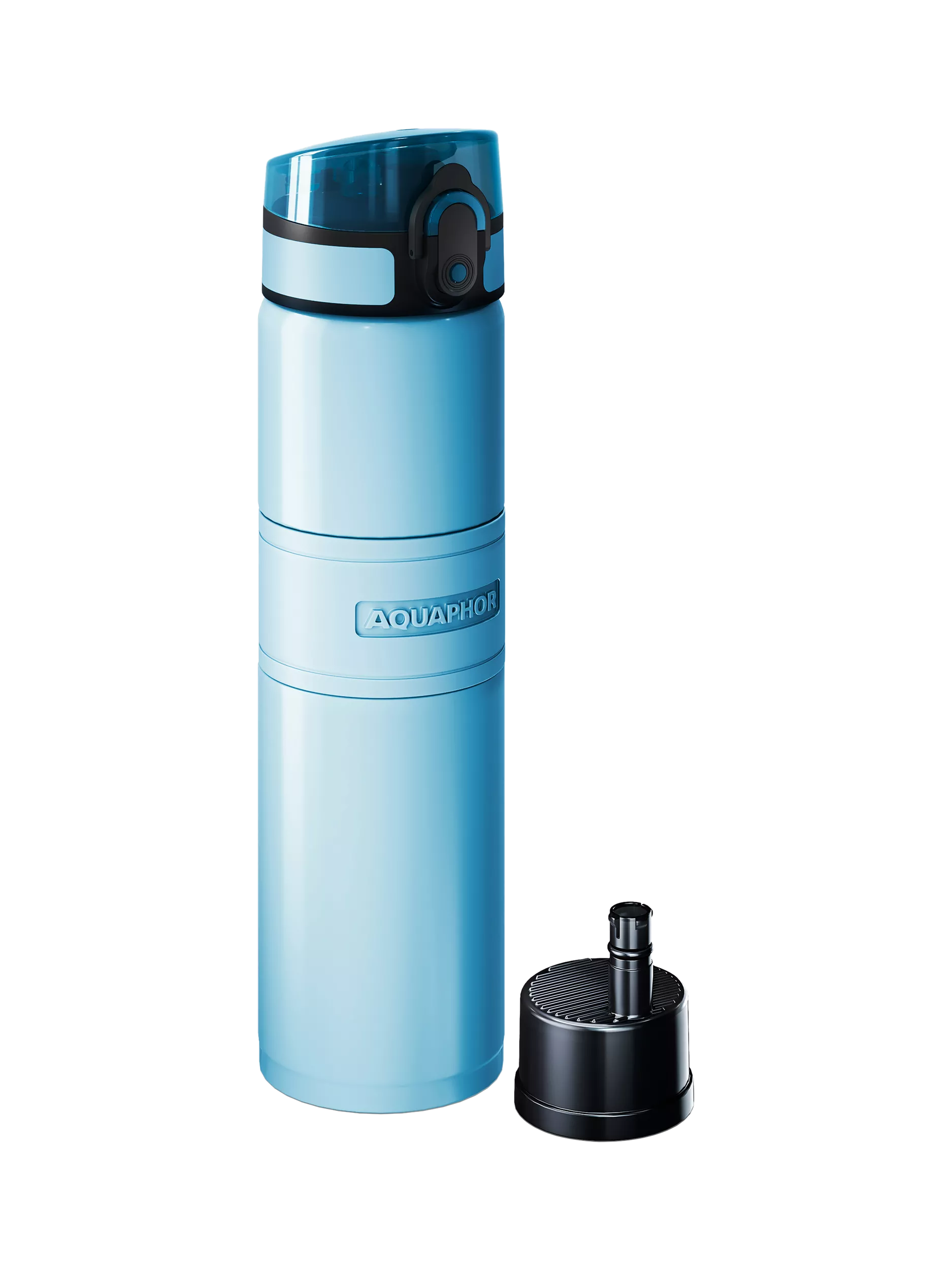 Aquaphor City Cool Stainless Steel Filter Water Bottle, 500ml