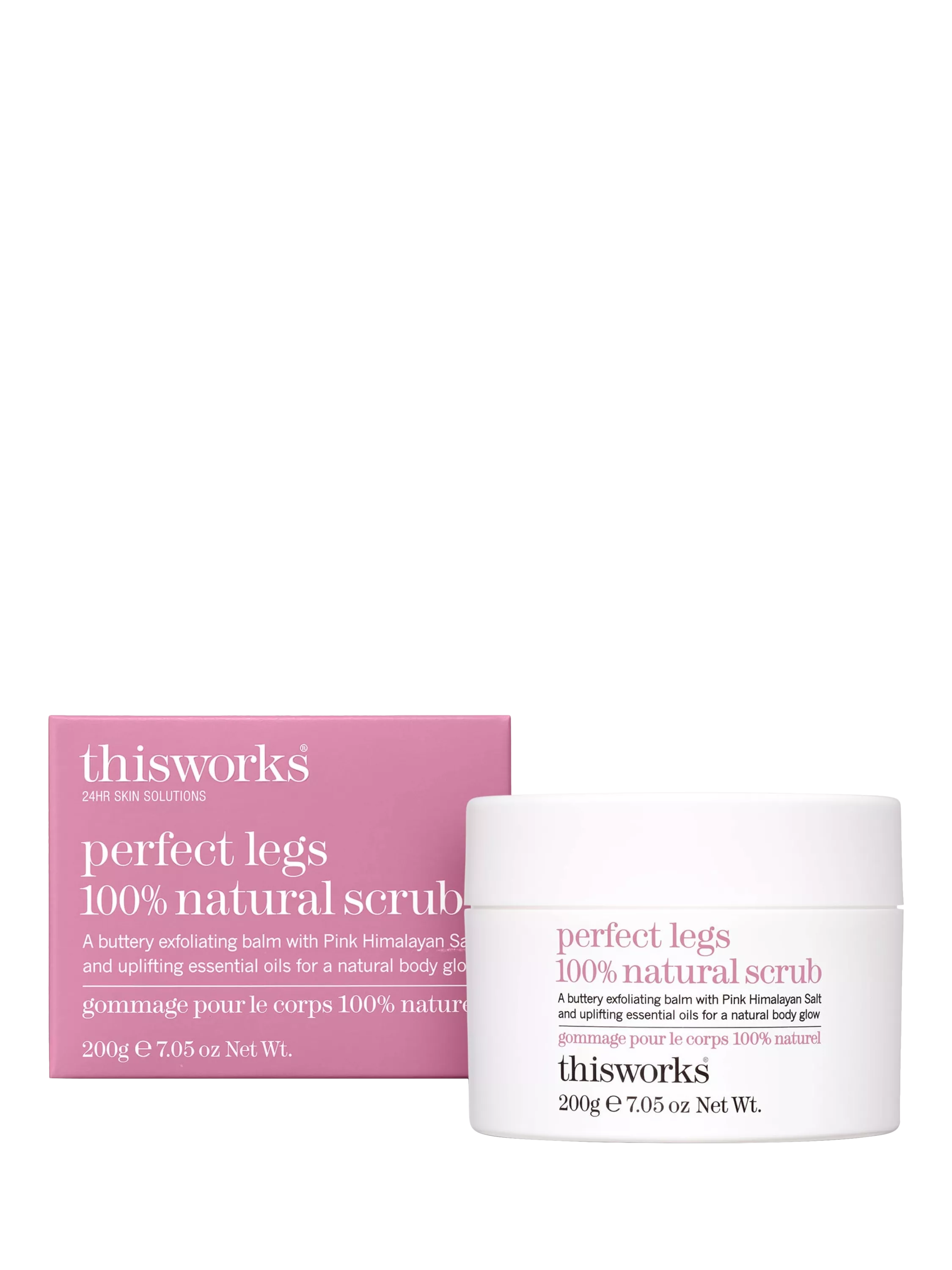 This Works Perfect Legs body scrub 200g, imported from the UK