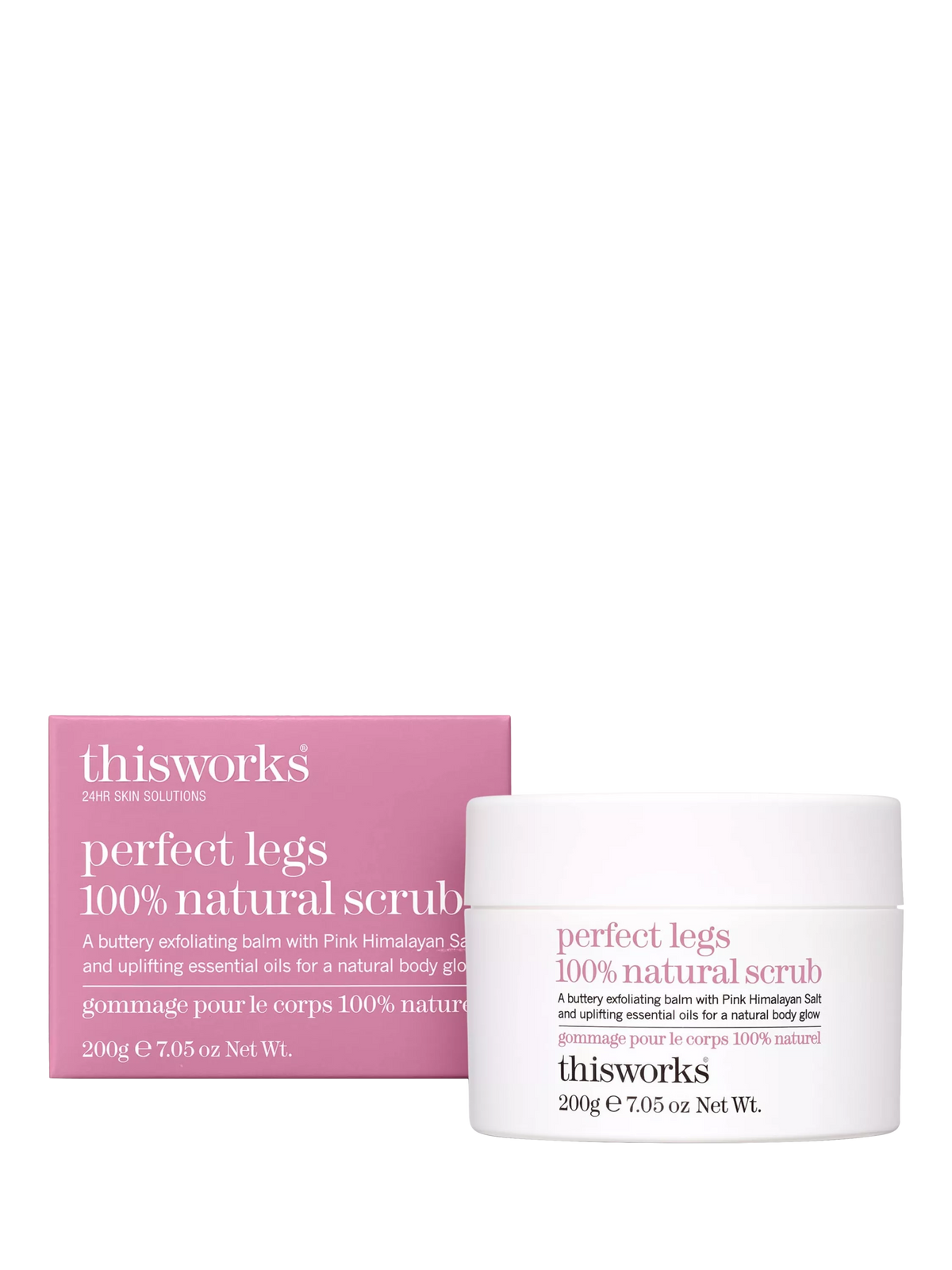 This Works Perfect Legs body scrub 200g, imported from the UK