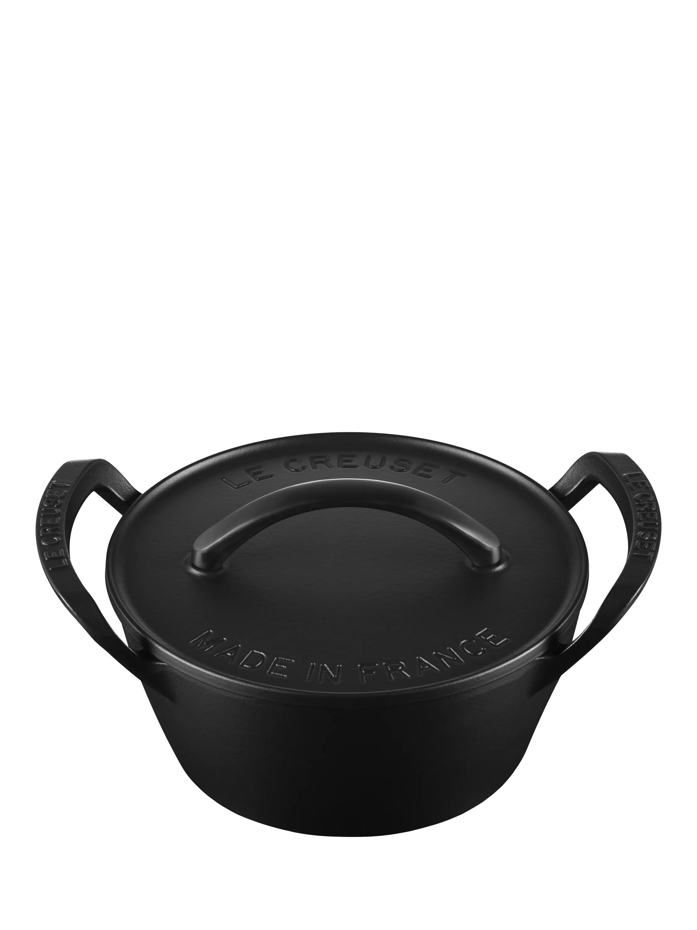 Le Creuset outdoor cast iron casserole matte black 25cm (British brand)