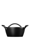 Le Creuset outdoor cast iron casserole matte black 25cm (British brand)