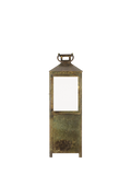 nkuku Asharu Lantern Candle Holder small metallic, imported from the UK