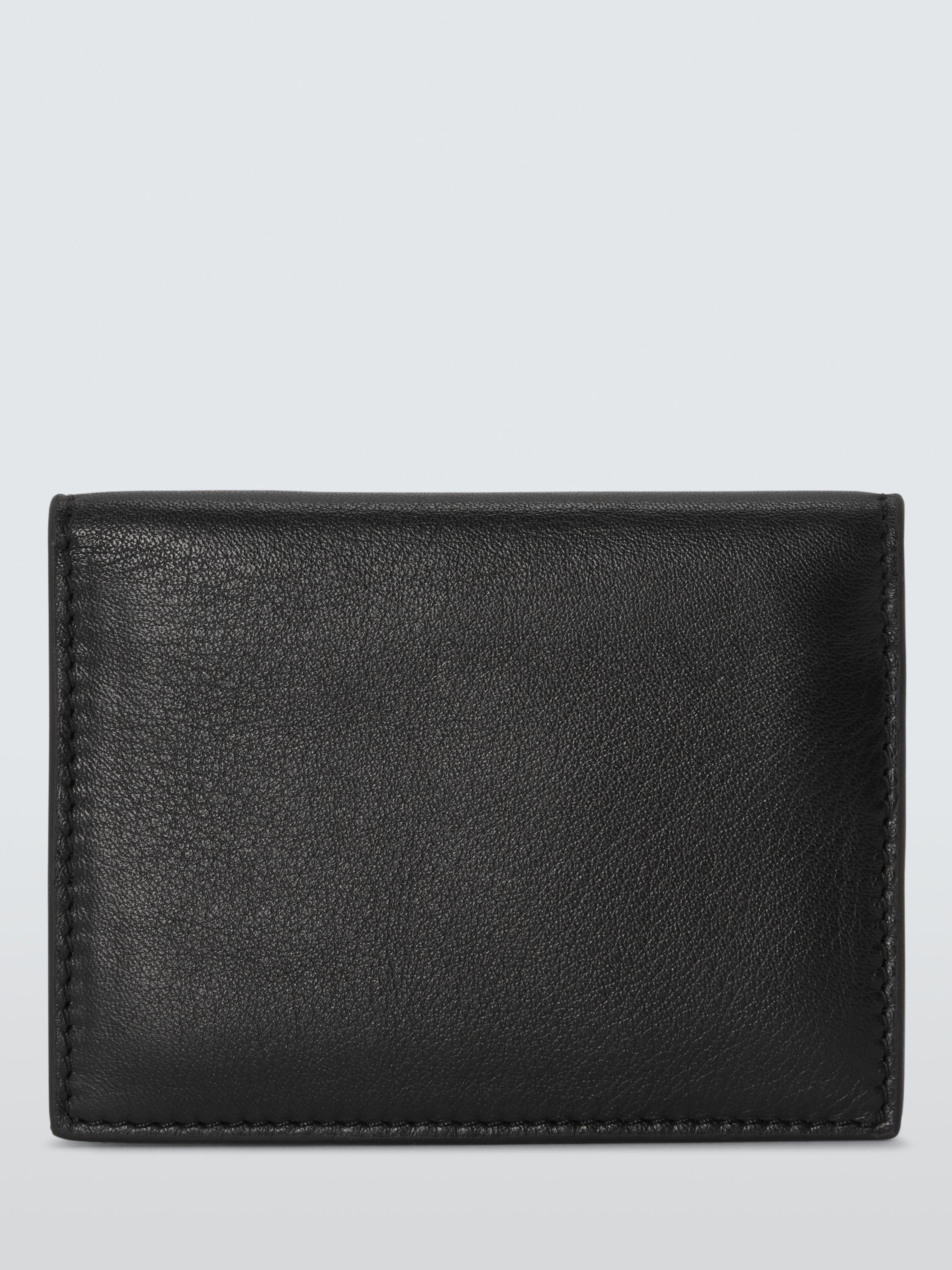 John Lewis leather bifold card holder red (British brand)