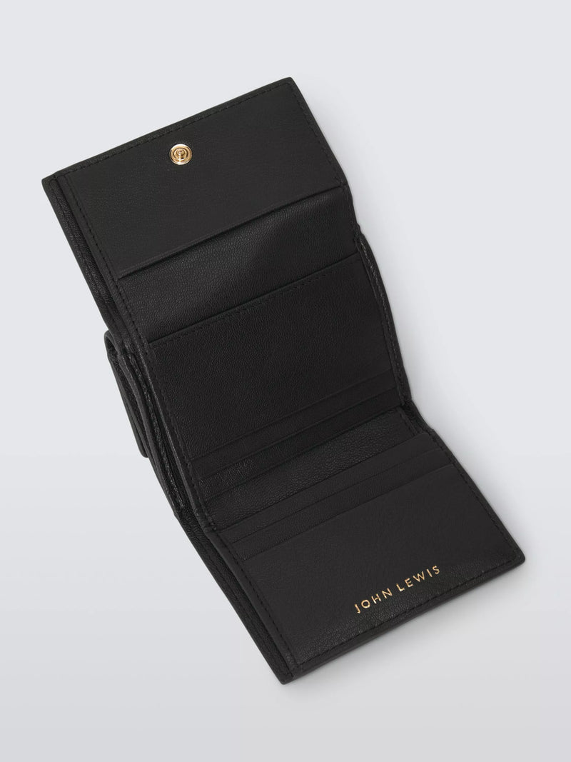 John Lewis leather medium tri-fold purse, UK version