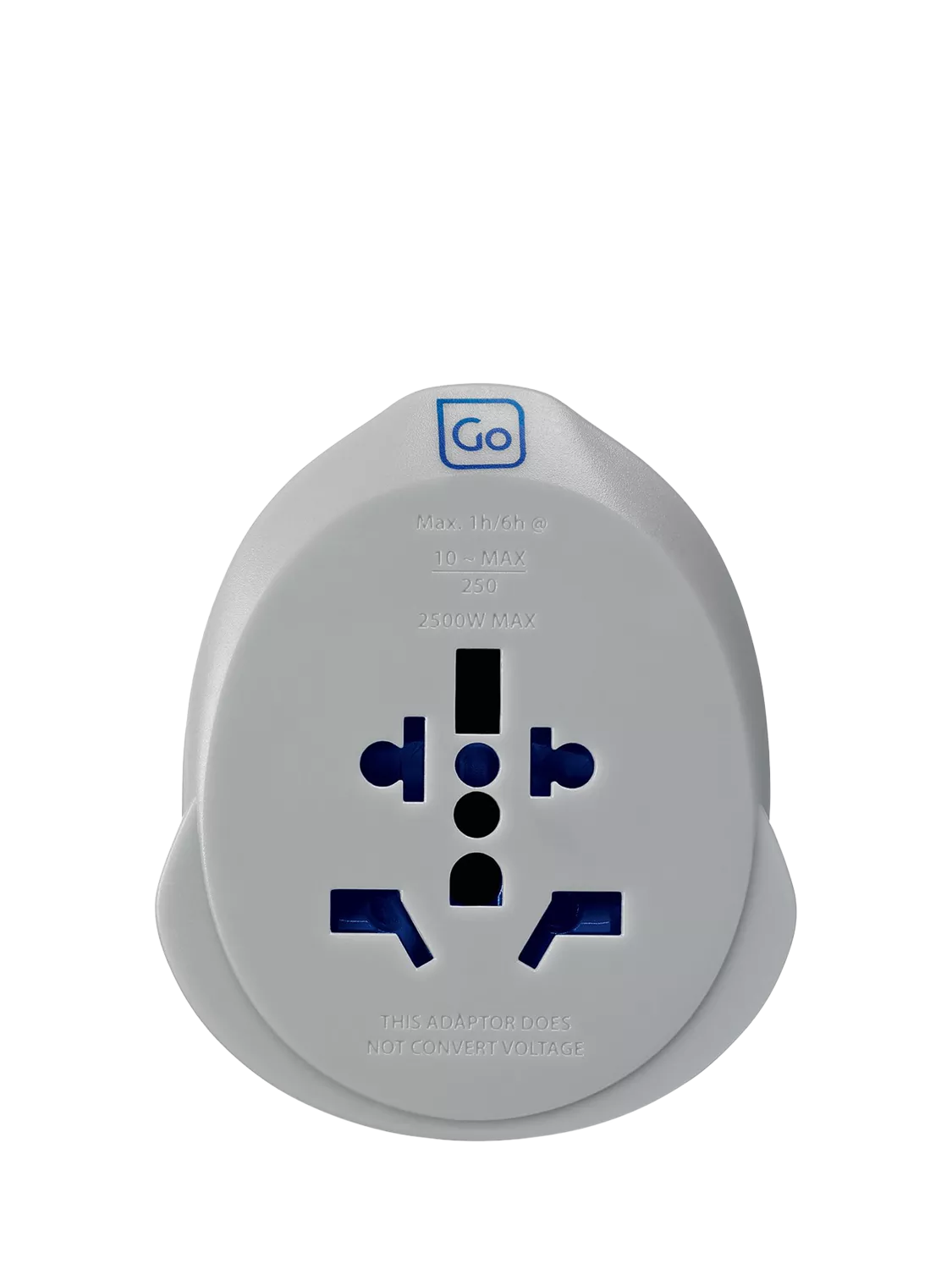 Go Travel EU plug adaptor 25W USB-C fast charge, UK version